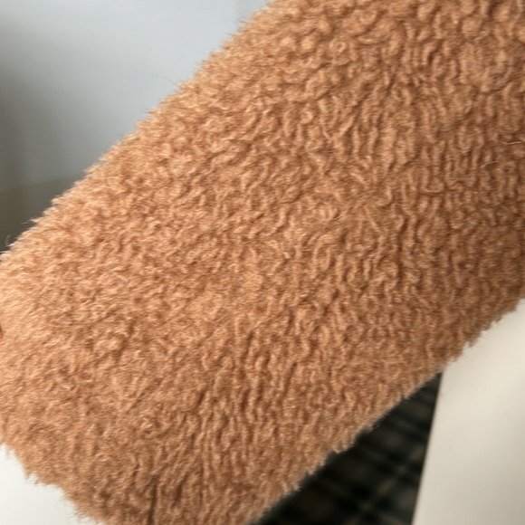 FENDI jacket teddy coat 38 40 small faux shearling logo women’s wool blazer - Picture 7 of 16